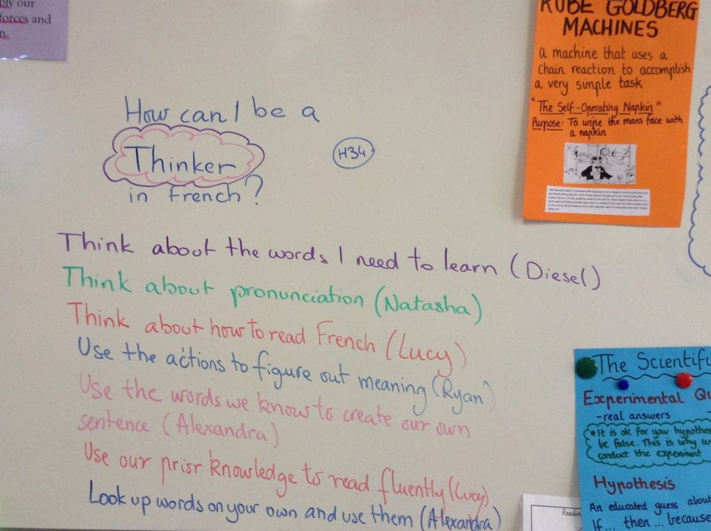 Being a Thinker in French...